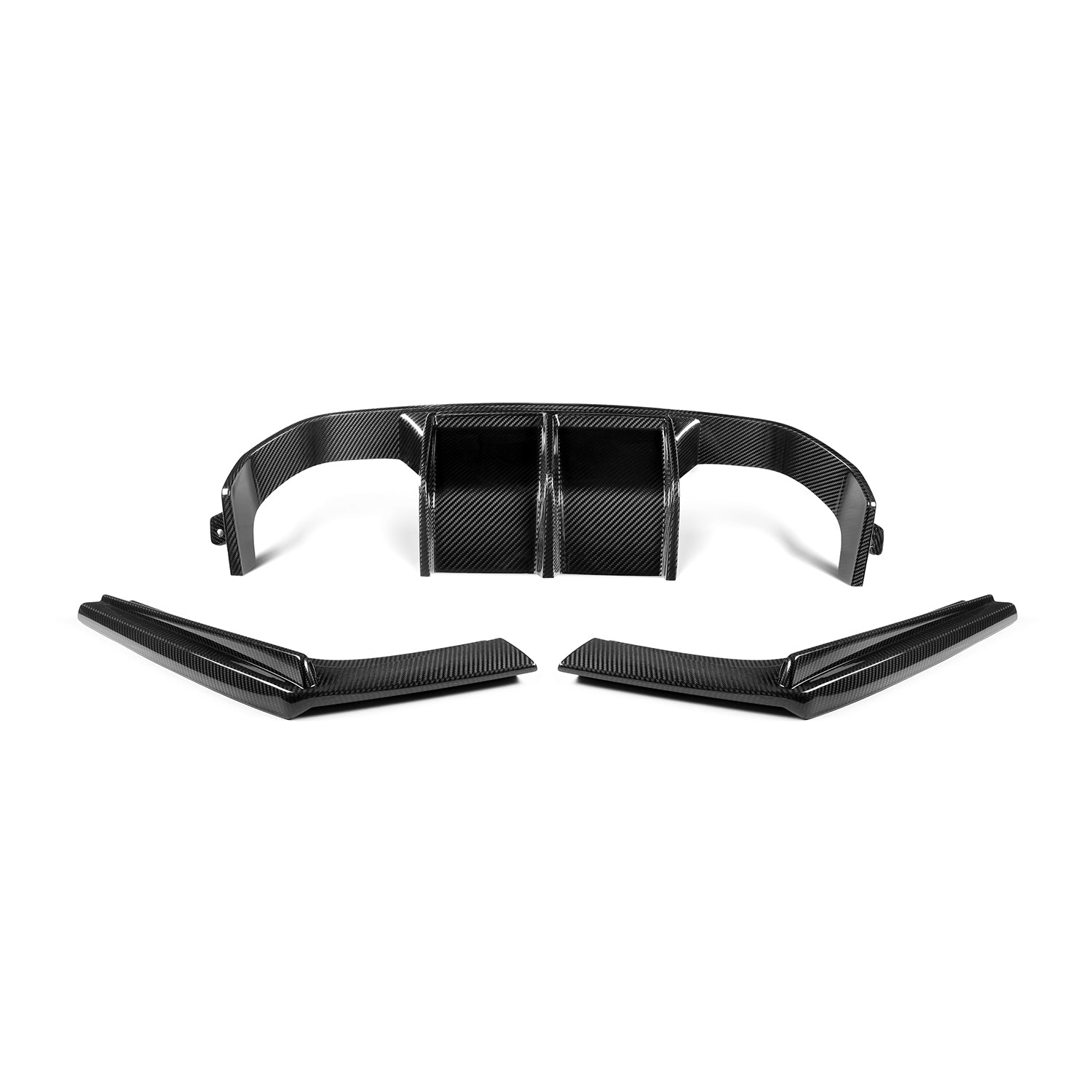 MHC BMW M3/M4 Aggressive 3 PIECE Rear Diffuser Gloss Pre Preg Carbon Fibre (F80/F82/F83)