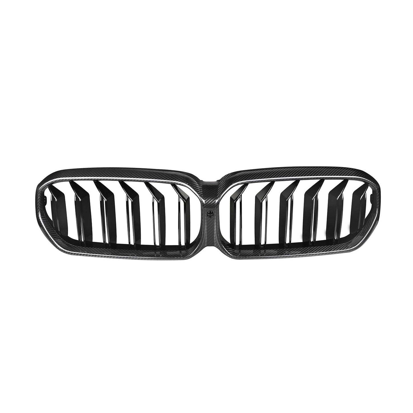 MHC BMW F90 M5 LCI Premium Front Grille In Pre Preg Carbon Fibre & Gloss Black