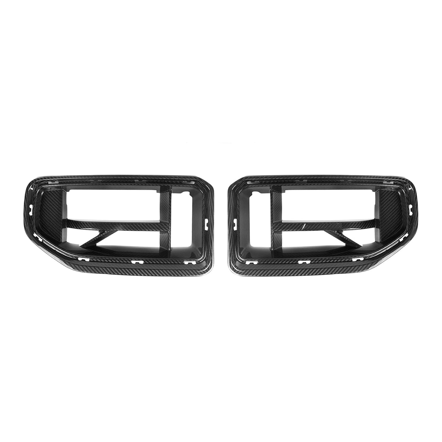 MHC BMW G87 M2 CSL Style Front Grilles In Pre Preg Gloss Carbon Fibre