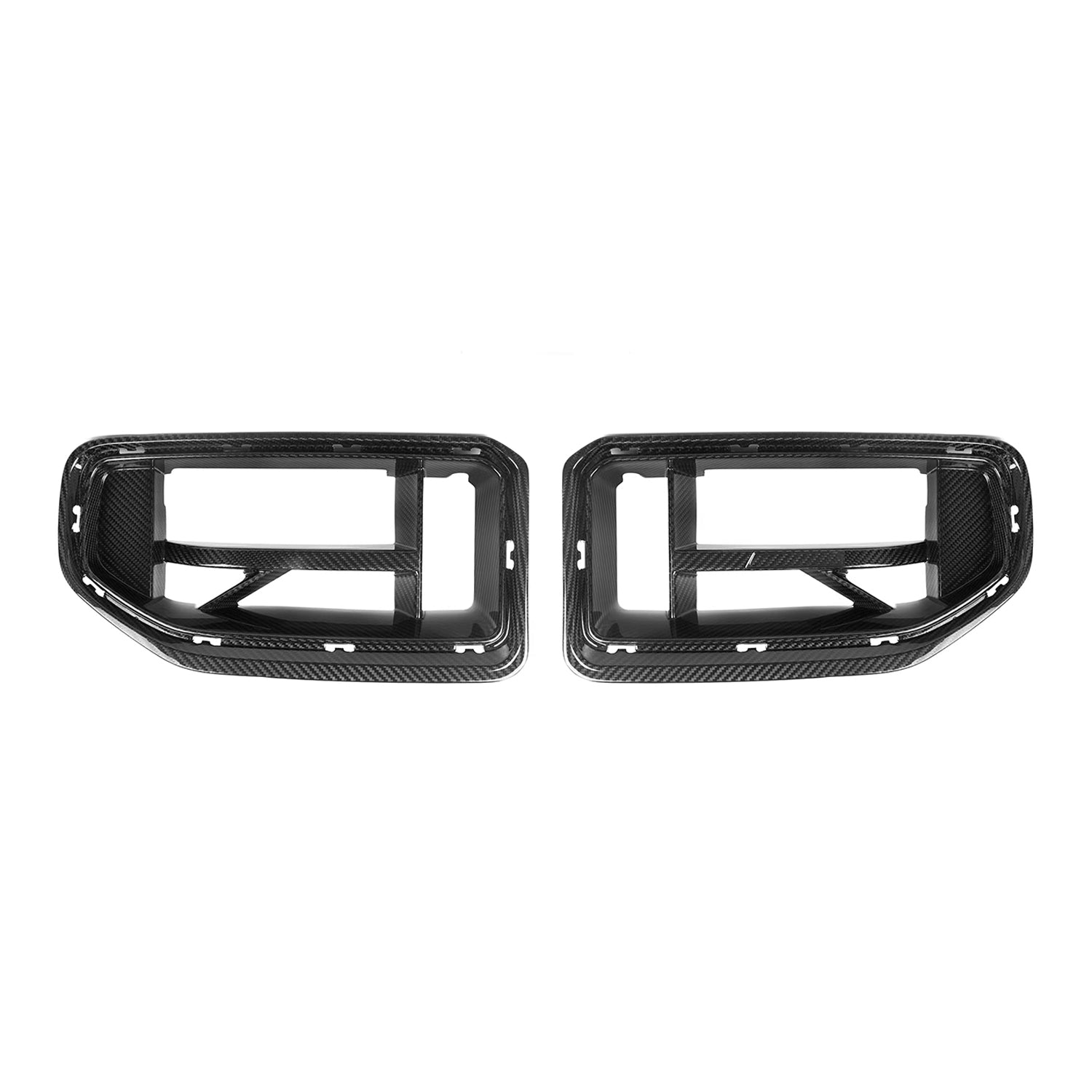 MHC BMW G87 M2 CSL Style Front Grilles In Pre Preg Gloss Carbon Fibre