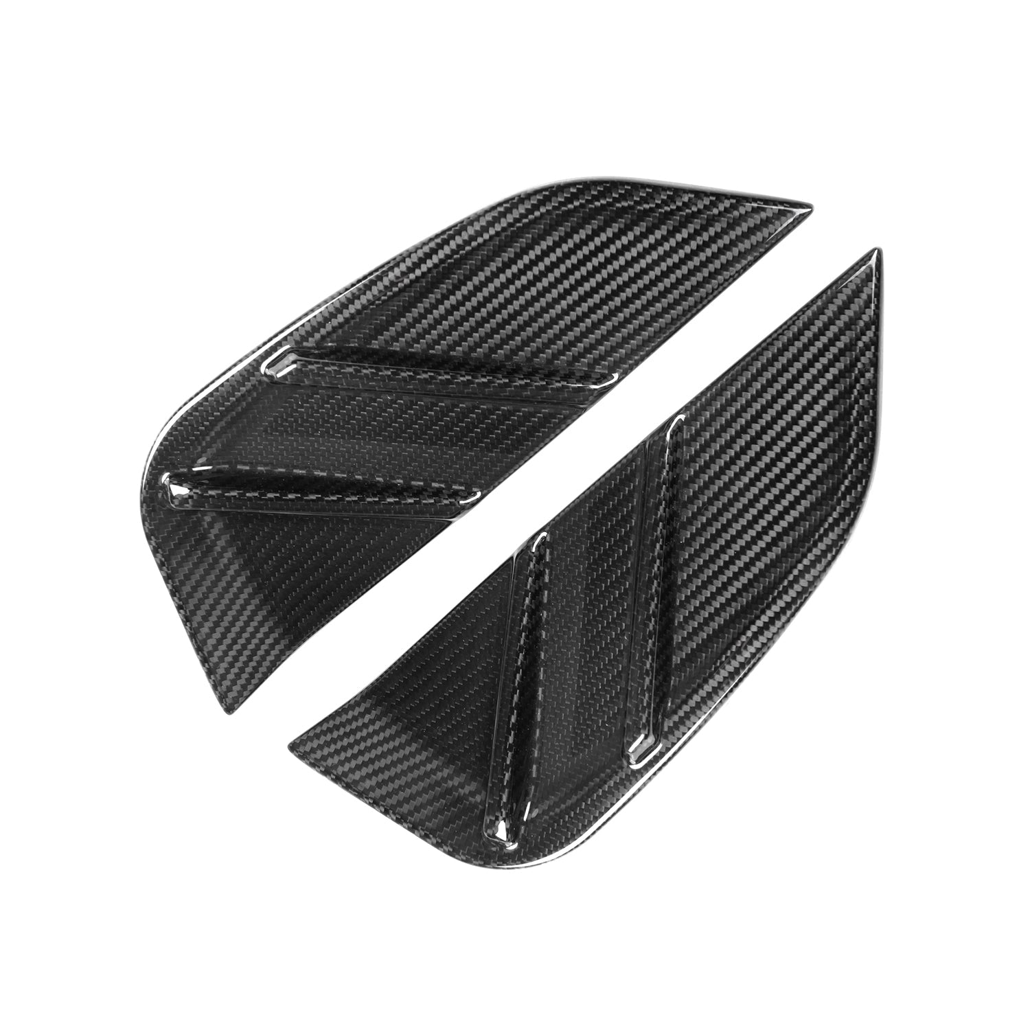 MHC BMW M4 Full Replacement Side Badges In Pre Preg Carbon Fibre (G82/G83)