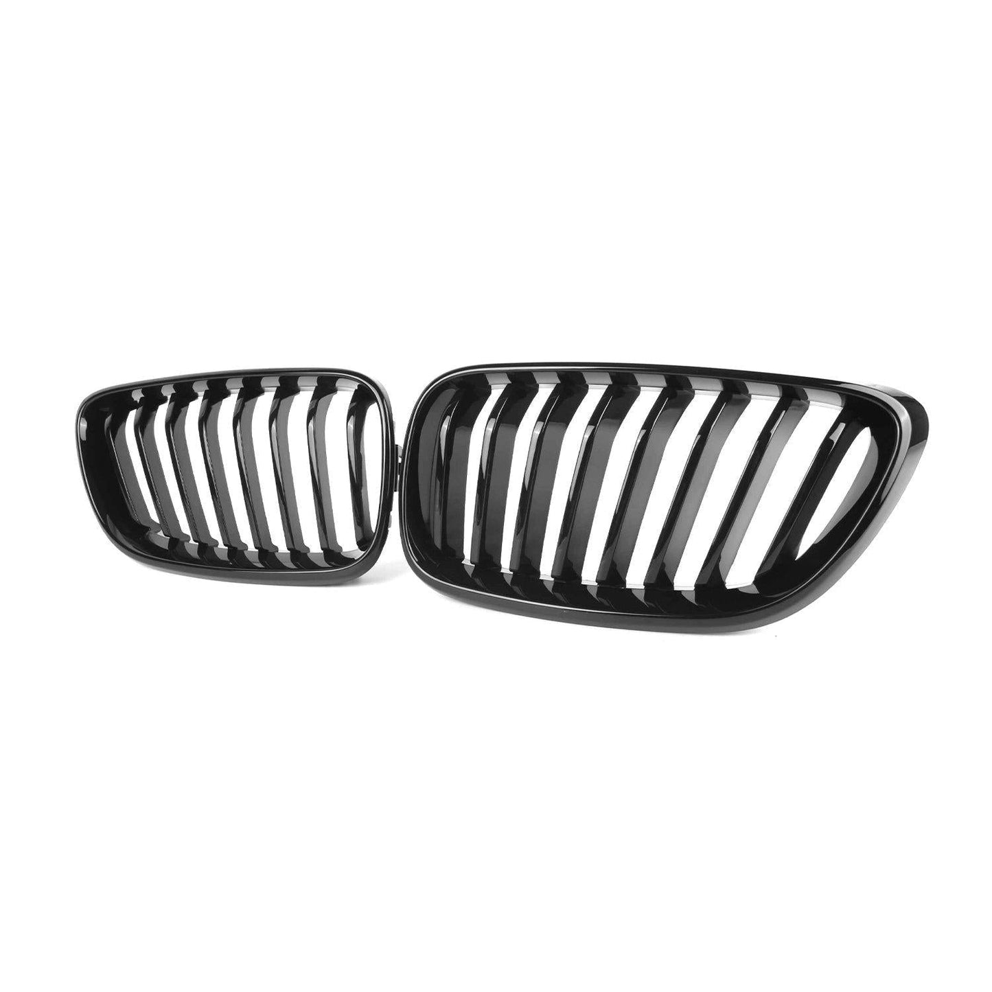 MHC BMW M2/2 Series Single Slat Front Grilles In Gloss Black (F87/F22/F23)