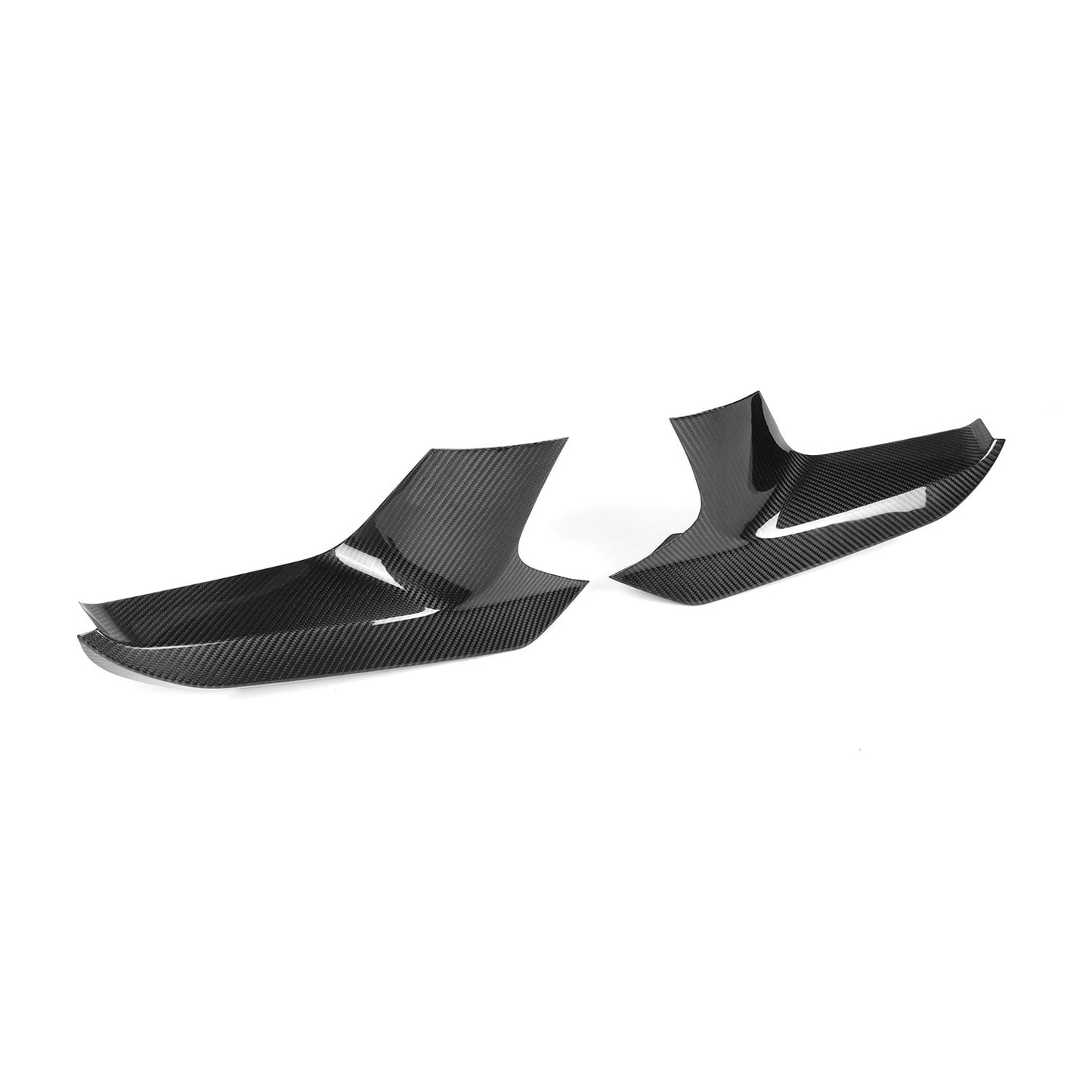 MHC BMW M5 PRE LCI Front Bumper Covers In Pre Preg Gloss Carbon Fibre (F90)