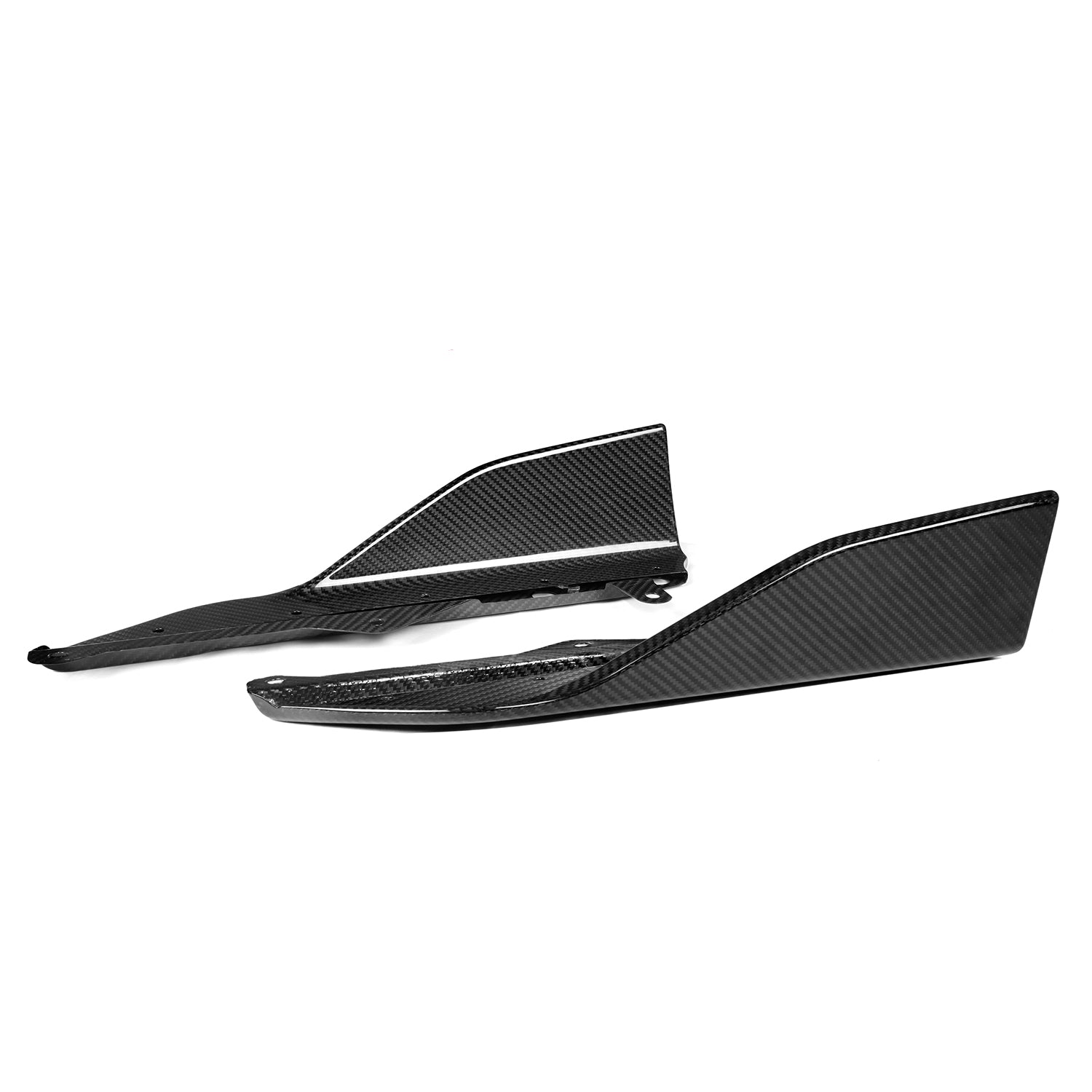 MHC BMW M240I Performance Style Side Skirt Fins In Pre Preg Carbon Fibre (G42)