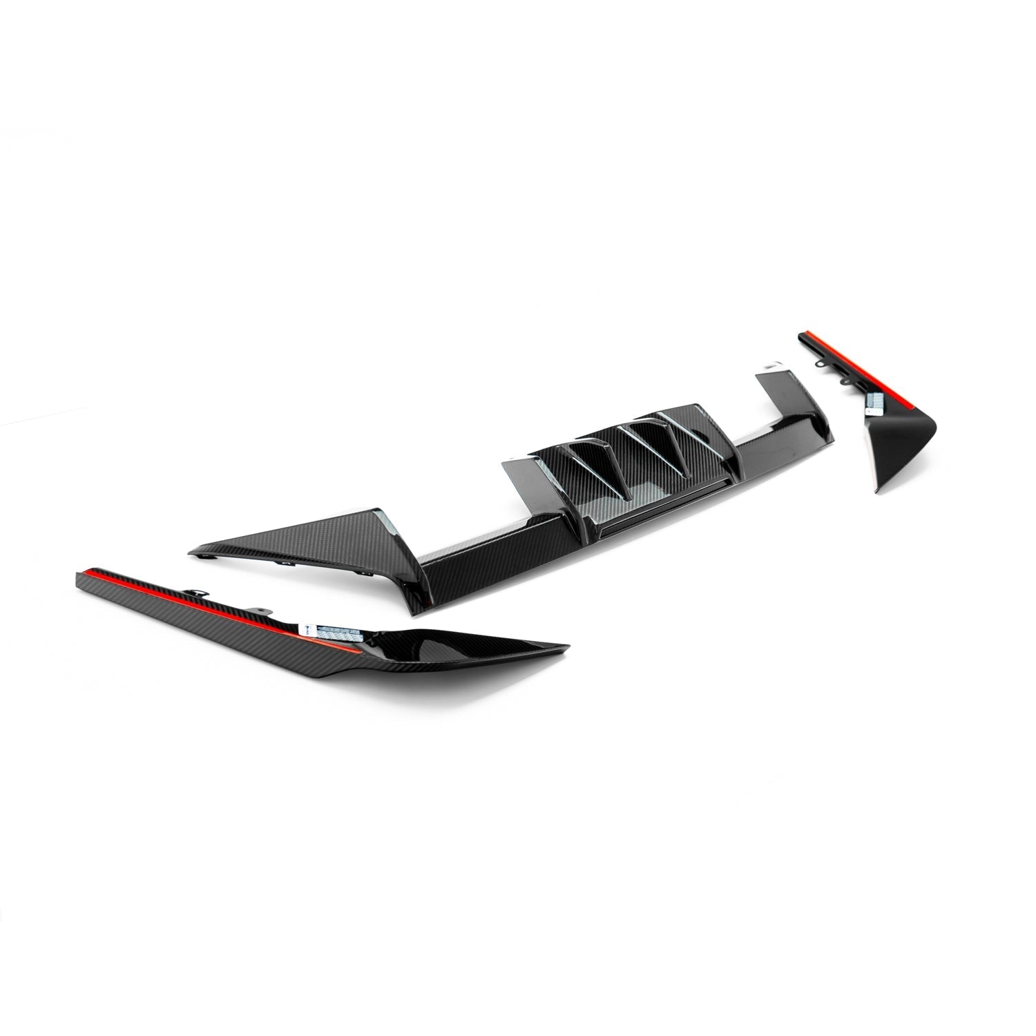 MHC BMW M2 G87 Edition 1 Rear Diffuser 3PCS In Pre Preg Gloss Carbon Fibre (G87)