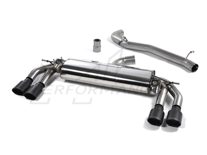 MillTek Audi 2.0TFSI 8S TTS Non-Resonated Cat-Back Exhaust - ML Performance UK