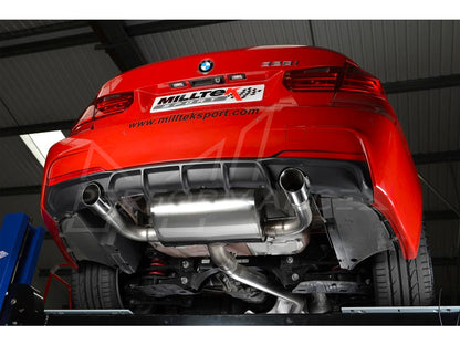 MillTek BMW N20 3" Full Exhaust System 3 Series F30 328i M sport - ML Performance UK