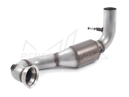 Milltek Mercedes-Benz W176 A45 AMG HJS Tuning ECE Downpipes Fits with OE and Milltek Sport Cat Back - ML Performance US