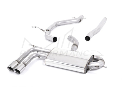 MillTek Volkswagen Audi DPF-Back Exhaust (Inc. 8P A3 & MK6 Golf GTD) - ML Performance UK