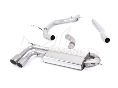 MillTek Volkswagen Audi DPF-Back Exhaust (Inc. 8P A3 & MK6 Golf GTD) - ML Performance UK