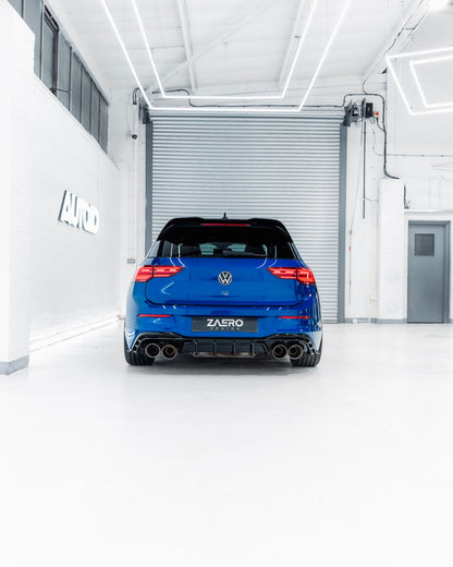 Zaero ZA-GOLF-8-R-DF VW GOLF R MK8 & MK8.5 EVO-1 GLOSS BLACK REAR DIFFUSER