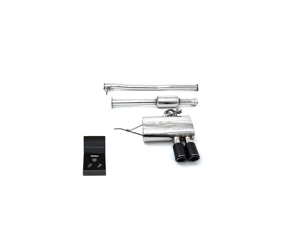 Armytrix Stainless Steel Valvetronic Exhaust System Mini Cooper S F56 F57 2019+ with Carbon Tips