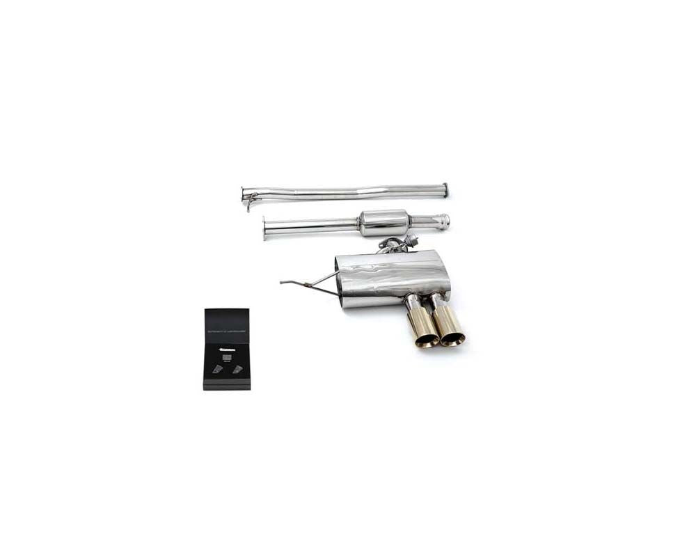 Armytrix Stainless Steel Valvetronic Exhaust System Mini Cooper S F56 F57 2019+ with Gold Tips