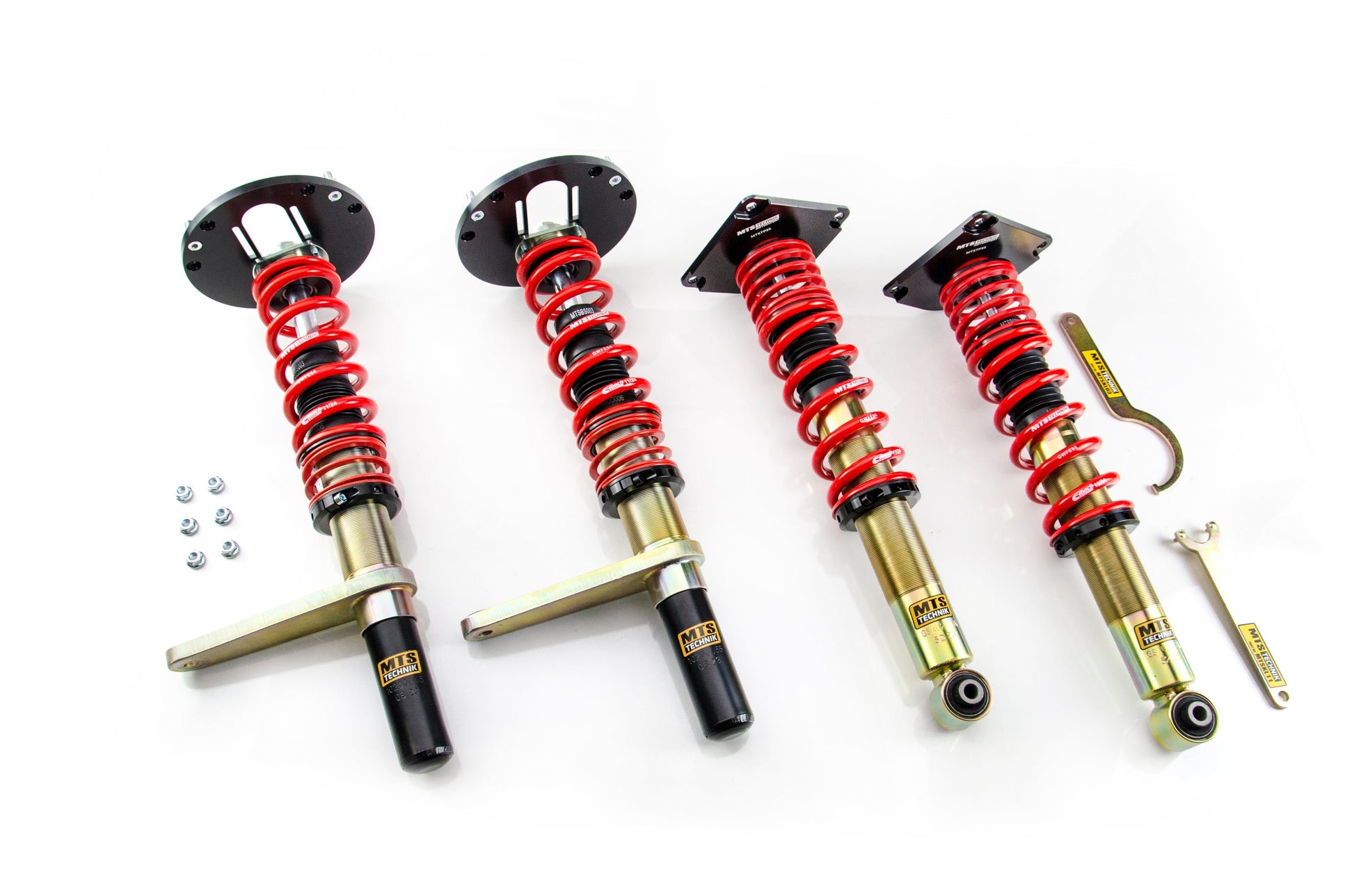 MTS Technik MTSGWAU64 STREET COILOVER KIT W/ CAMBER ADJUST TOP MOUNTS (GOLD) FOR AUDI 200 C3 AVANT (44)