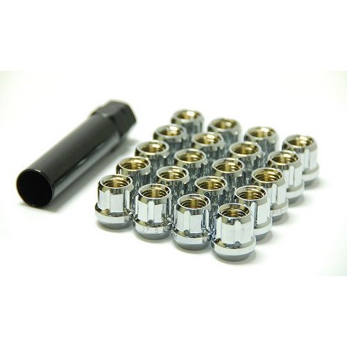 MUTEKI 31886C LUG NUTS KIT 12X1.50 CHROME (OPEN END)