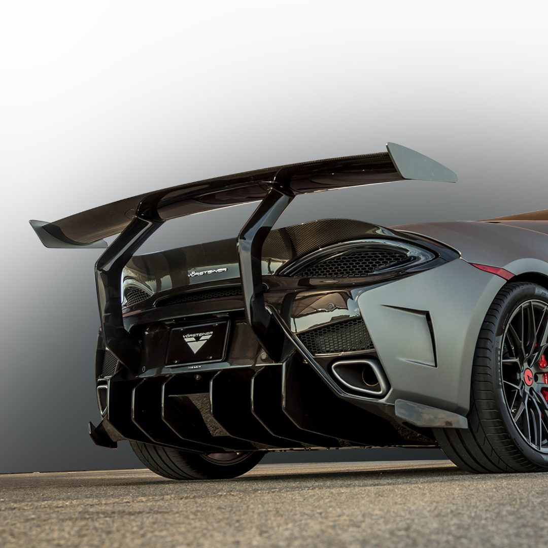 Vorsteiner MVR1140 McLaren 570S VX Aero Rear Bumper w/ Rear Diffuser