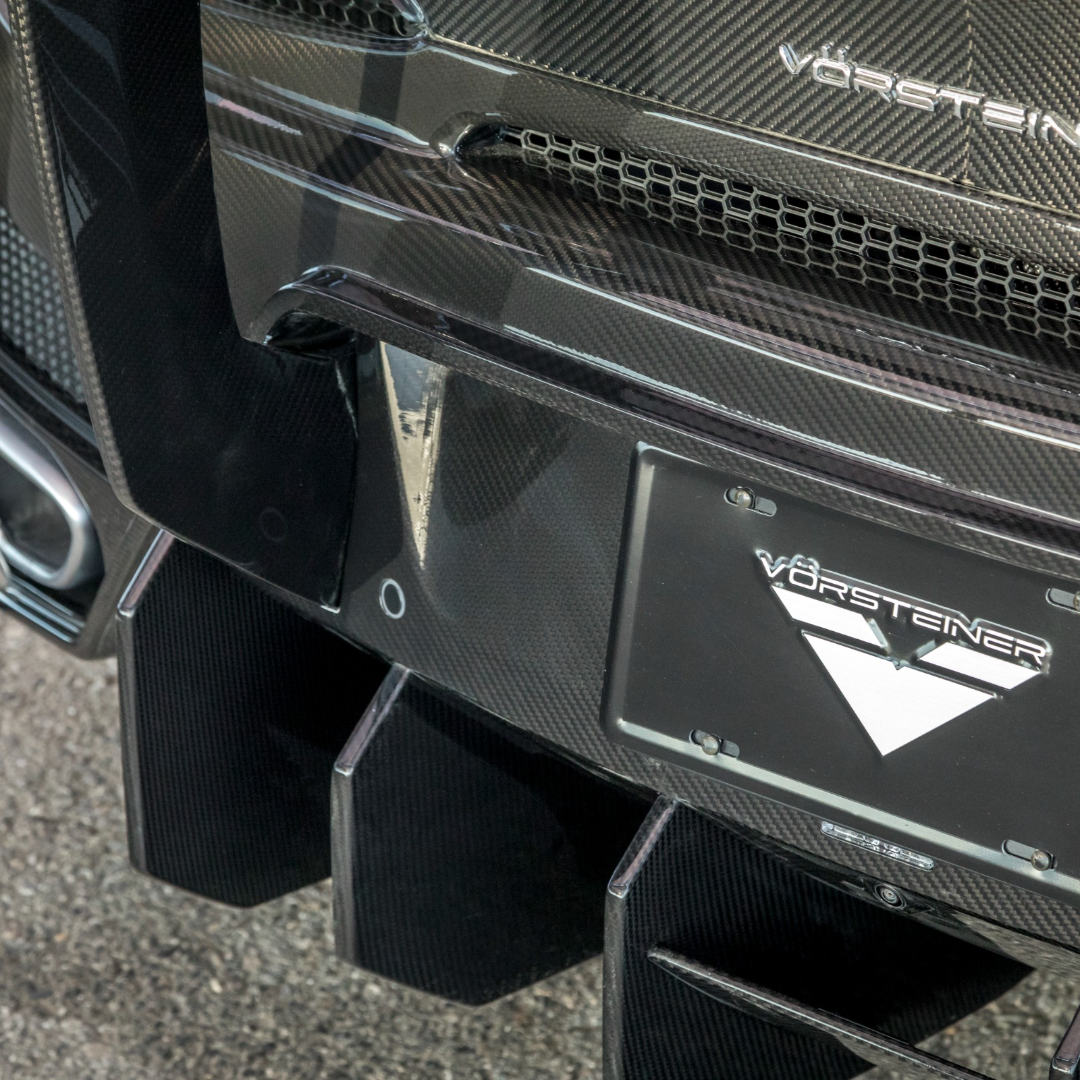 Vorsteiner MVR1370 Mclaren 570S VX Aero Wing Blade Carbon Fiber w/ Carbon Fiber Uprights