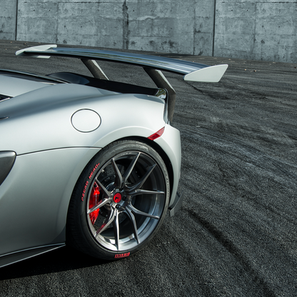 Vorsteiner MVR1370 Mclaren 570S VX Aero Wing Blade Carbon Fiber w/ Carbon Fiber Uprights