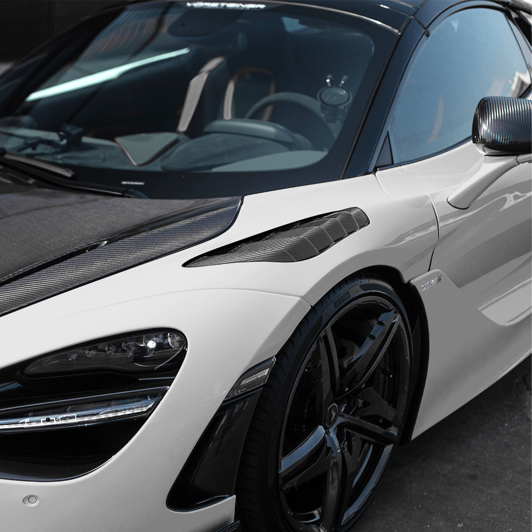 Vorsteiner MVS2091 McLaren 720S Spyder Silverstone Edition Aero Front Fenders w/ Integrated Vents.