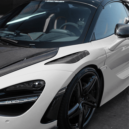 Vorsteiner MVS2091 McLaren 720S Spyder Silverstone Edition Aero Front Fenders w/ Integrated Vents.
