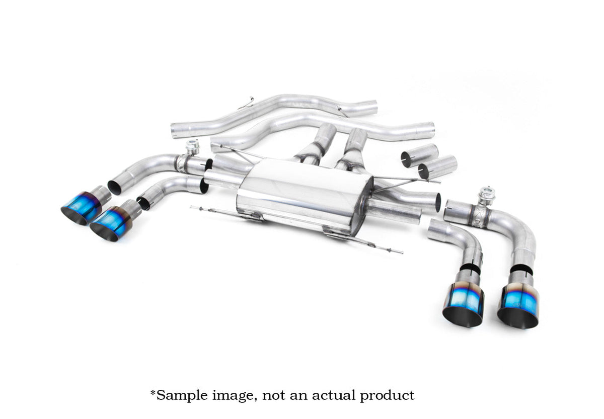 MillTek Audi 8V & 8V.2 S3 Non-Resonated Cat-Back Exhaust (GPF/OPF Models) - ML performance UK