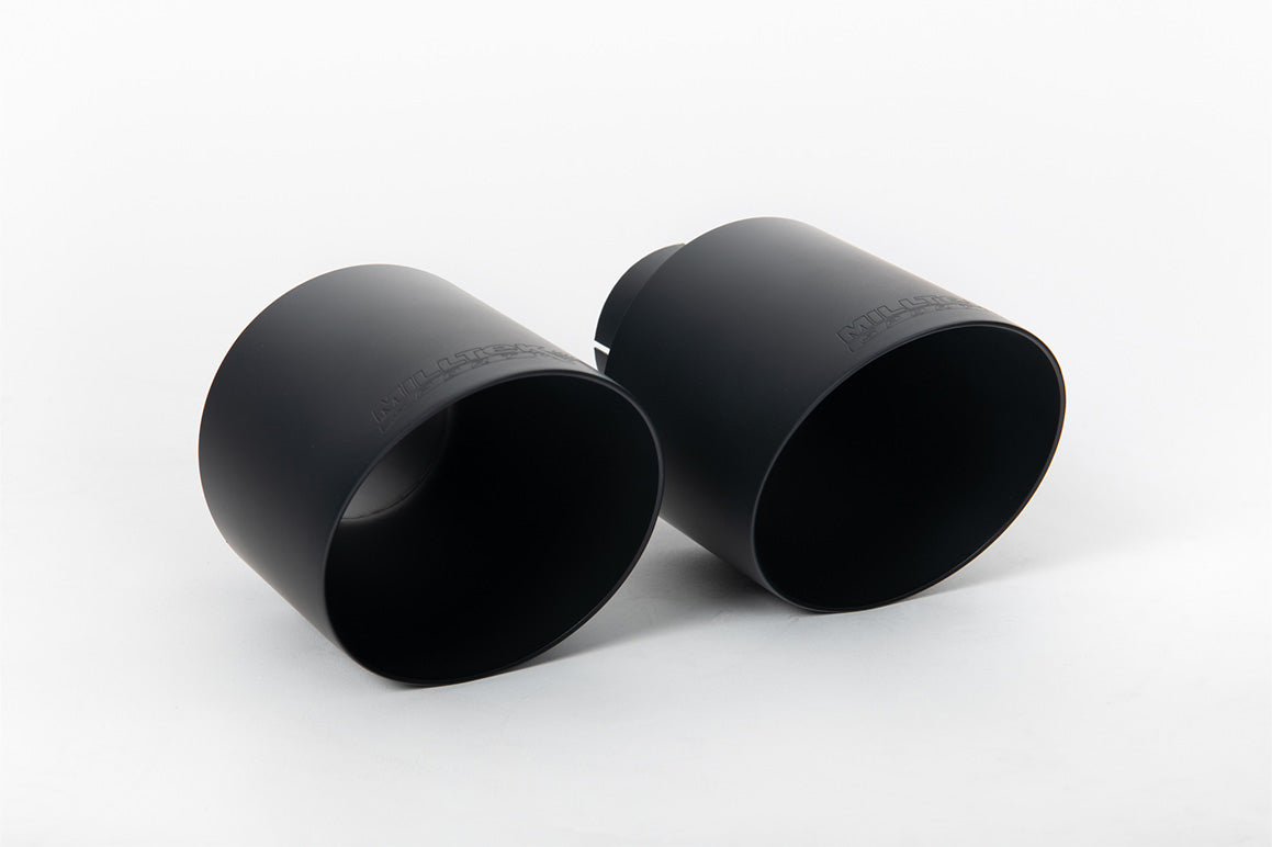 MillTek MSTIP251 x2 4.5" Cerakote Black Exhaust Tips - Pair