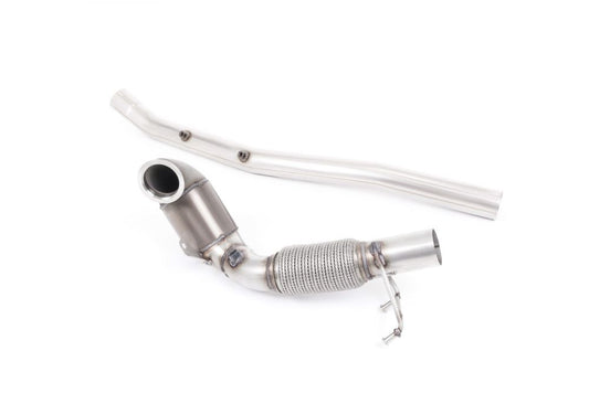 MillTek Volkswagen Large Bore Downpipe with HJS Hi-Flow Sports Catalyst - For Milltek Cat-Back - ML Performance UK