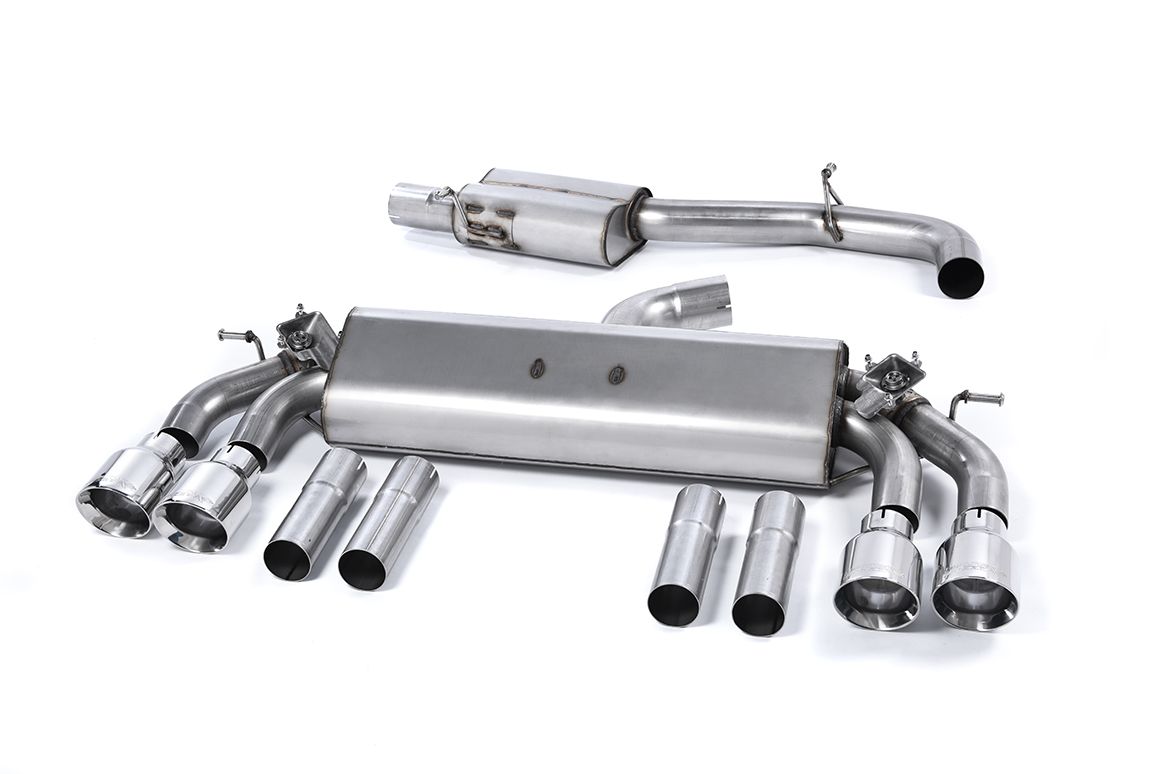 MillTek Audi 8V S3 Non-Resonated Cat-Back Exhaust - ML Performance UK
