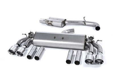 MillTek Audi 8V S3 Non-Resonated Cat-Back Exhaust - ML Performance UK
