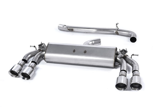 MillTek Audi 8V S3 Non-Resonated Cat-Back Race Exhaust - ML Performance UK