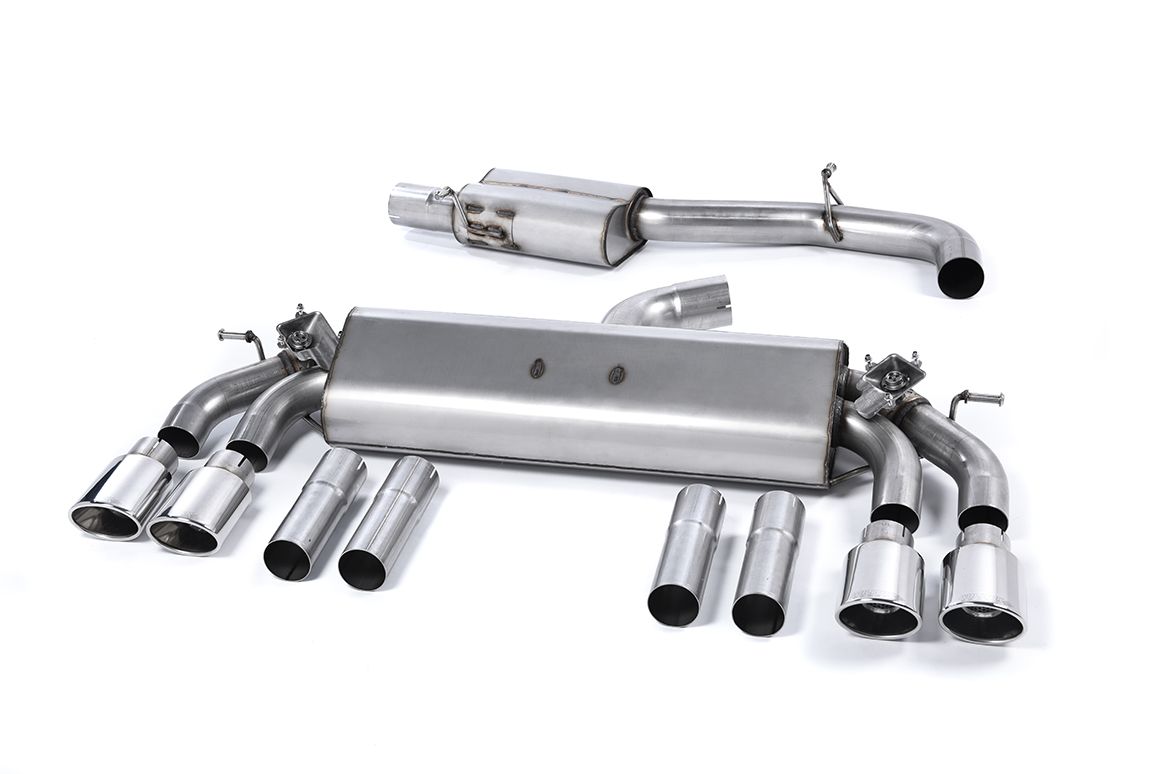 MillTek Audi 8V S3 Resonated Cat-Back Exhaust - ML Performance UK
