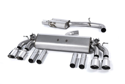 MillTek Audi 8V S3 Resonated Cat-Back Exhaust - ML Performance UK