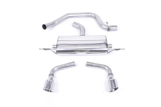 MillTek Audi 8J TTS MK2 Non-Resonated Cat-Back Exhaust (3.2 V6 Valance)- ML Performance UK