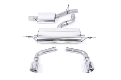 MillTek Audi TT MK2 Resonated Cat Back Exhaust - ML Performance UK