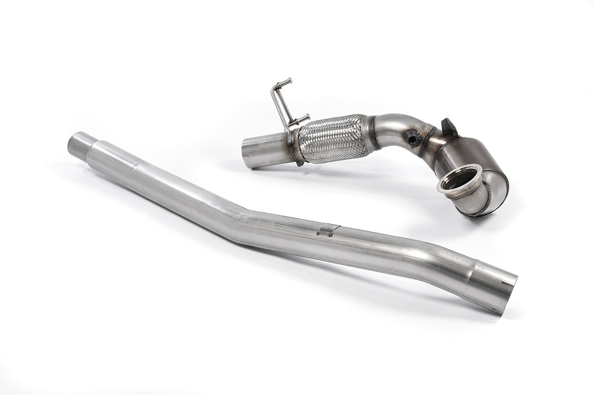 MillTek Volkswagen Golf MK7 GTi Large-bore Downpipe and Hi-Flow Sports Cat (Inc GTi Performance Pack, Clubsport & Clubsport S models) - ML Performance UK