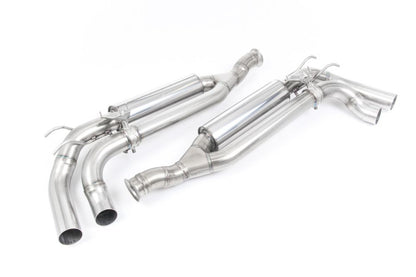 Milltek Mercedes-Benz W463 G63S Cat Back Exhaust System with Carbon JET-90 Trims | ML Performance US