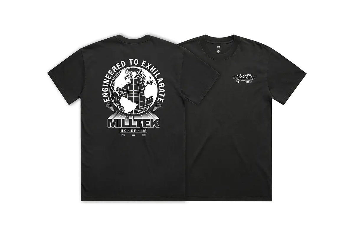 MillTek MSTEE05XXL Milltek Tee Black (Worldwide) - 2XL