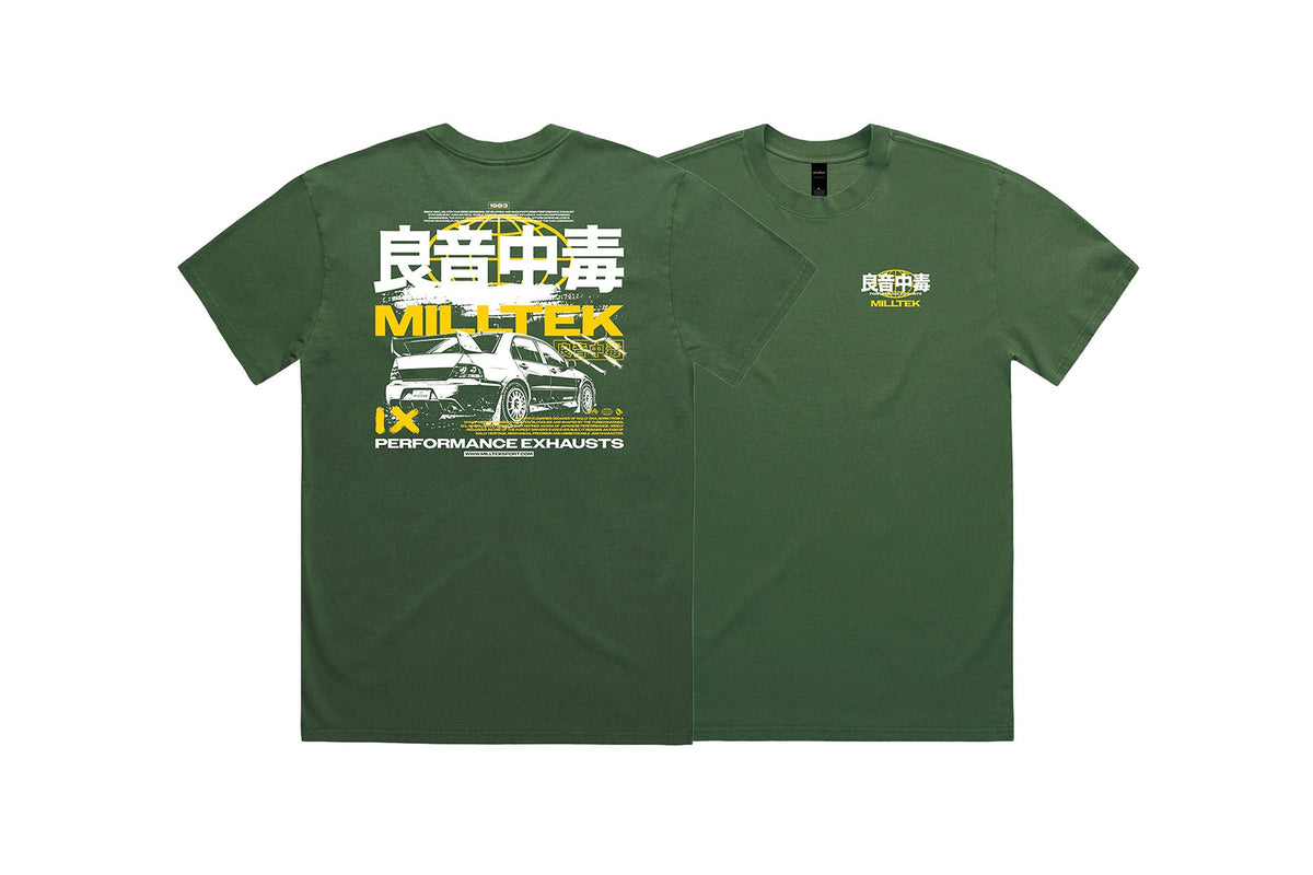 MillTek MSTEE08XL Milltek Tee Green (JDM) - XL