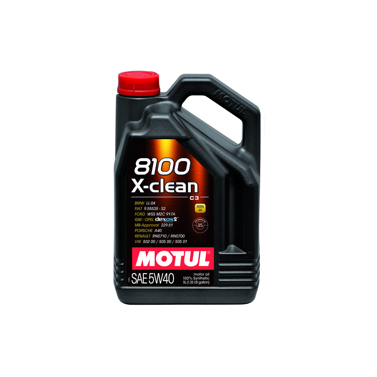 Motul 8100 X-Clean 5w-40 Fully Synthetic Car Engine Oil 5l