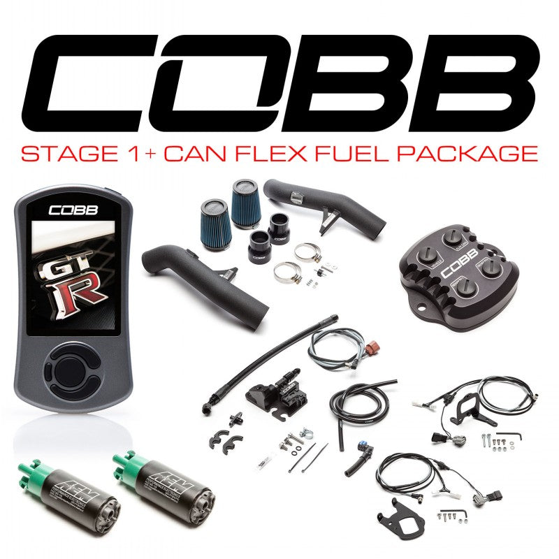 COBB NIS006001PFF POWER PACKAGE STAGE 1+ CAN FLEX FUEL W/TCM FLASHING FOR NISSAN GT-R (R35) 2009-2014