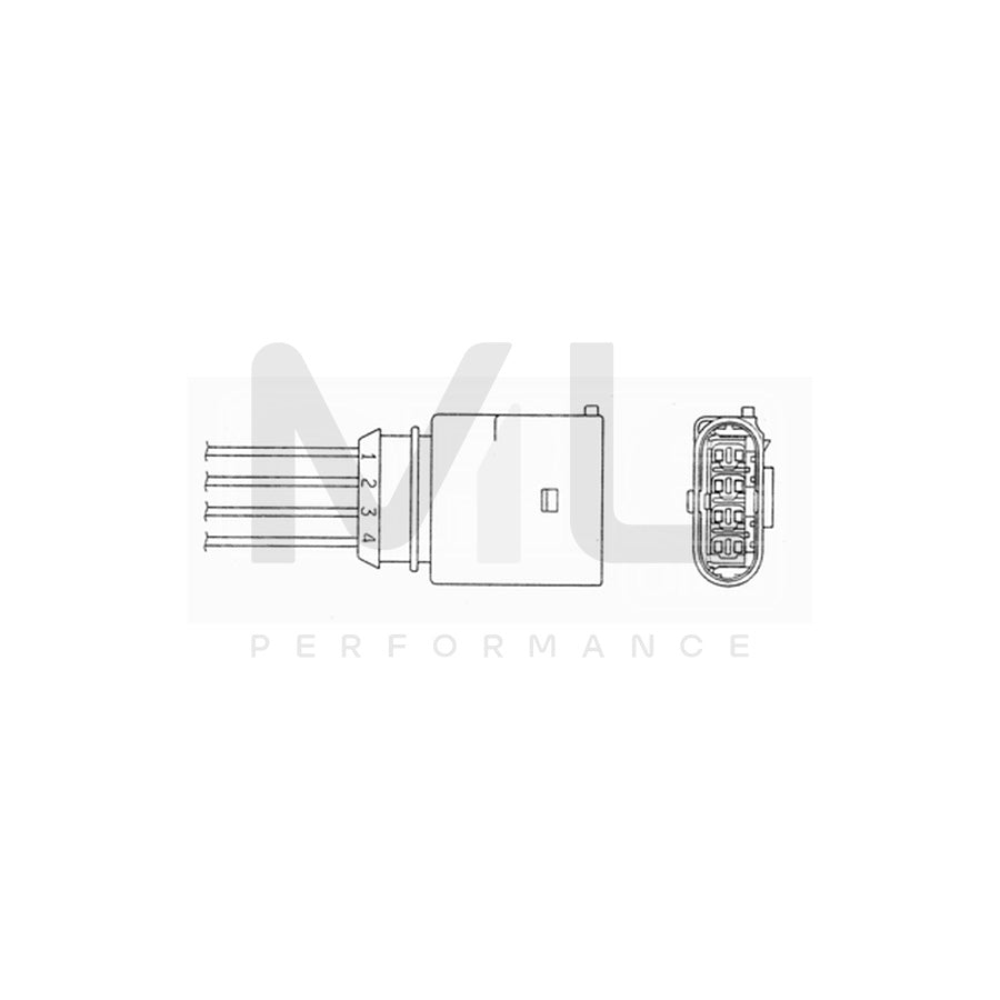 NTK Lambda Sensor / O2 Sensor (NGK 90516) - OZA826-EE2