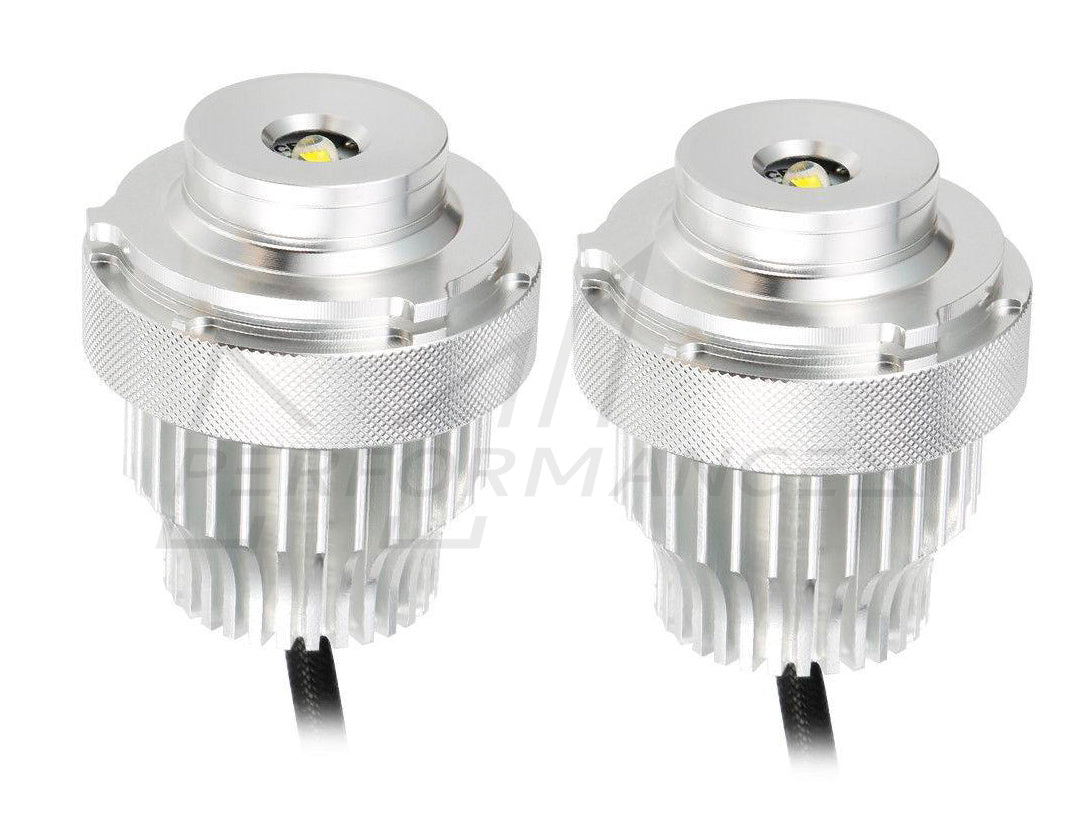 Owl BMW E60 E61 LCI White LED Halo Angel Eyes with Halogen Headlights