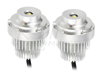 Owl BMW E60 E61 LCI White LED Halo Angel Eyes with Halogen Headlights
