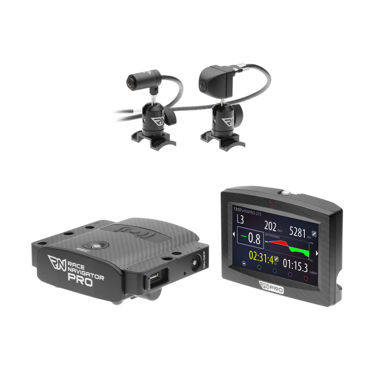 RN VISION P-PRO-RACE-128-HD RACE NAVIGATOR RN PRO RACING BUNDLE (128 GB, HD)