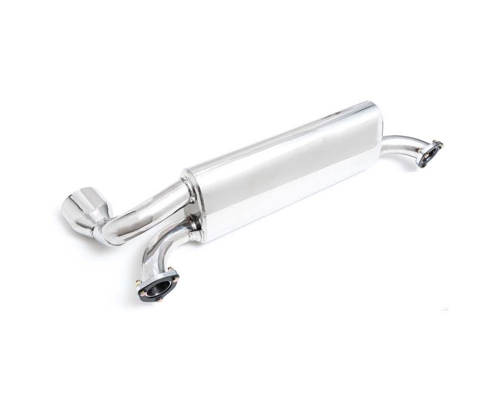 Armytrix Stainless Steel Muffler with Chrome Silver Tip Porsche Carrera 964 6.6L 1989-1993