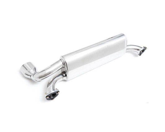 Armytrix Stainless Steel Muffler with Chrome Silver Tip Porsche Carrera 964 6.6L 1989-1993