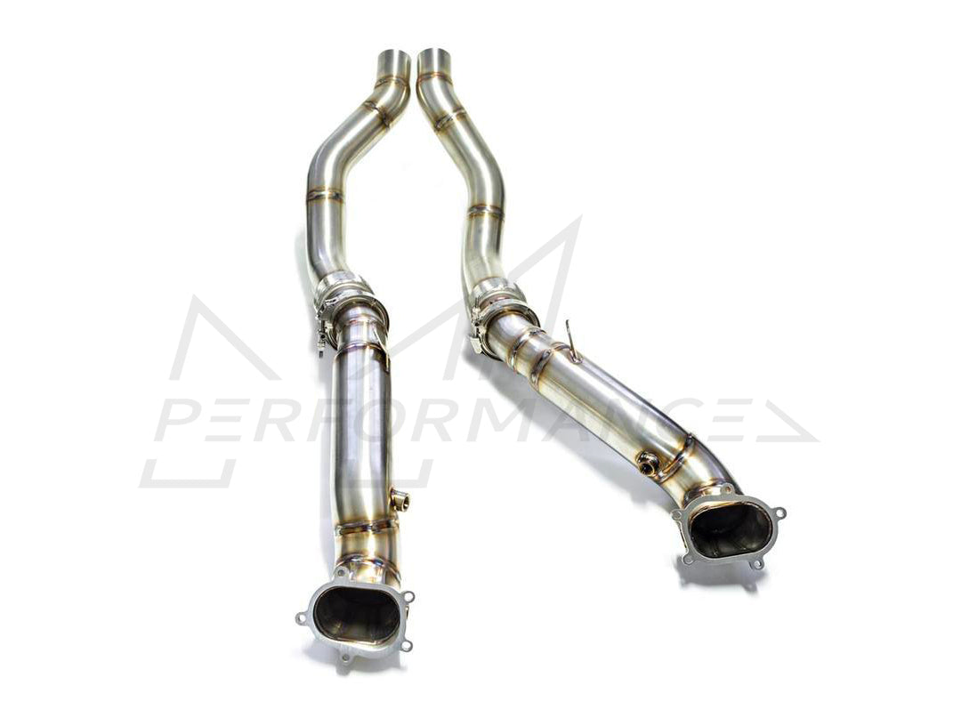 PERON Audi C7 De-cat Exhaust Downpipes (S6, S7, RS6 & RS7)
