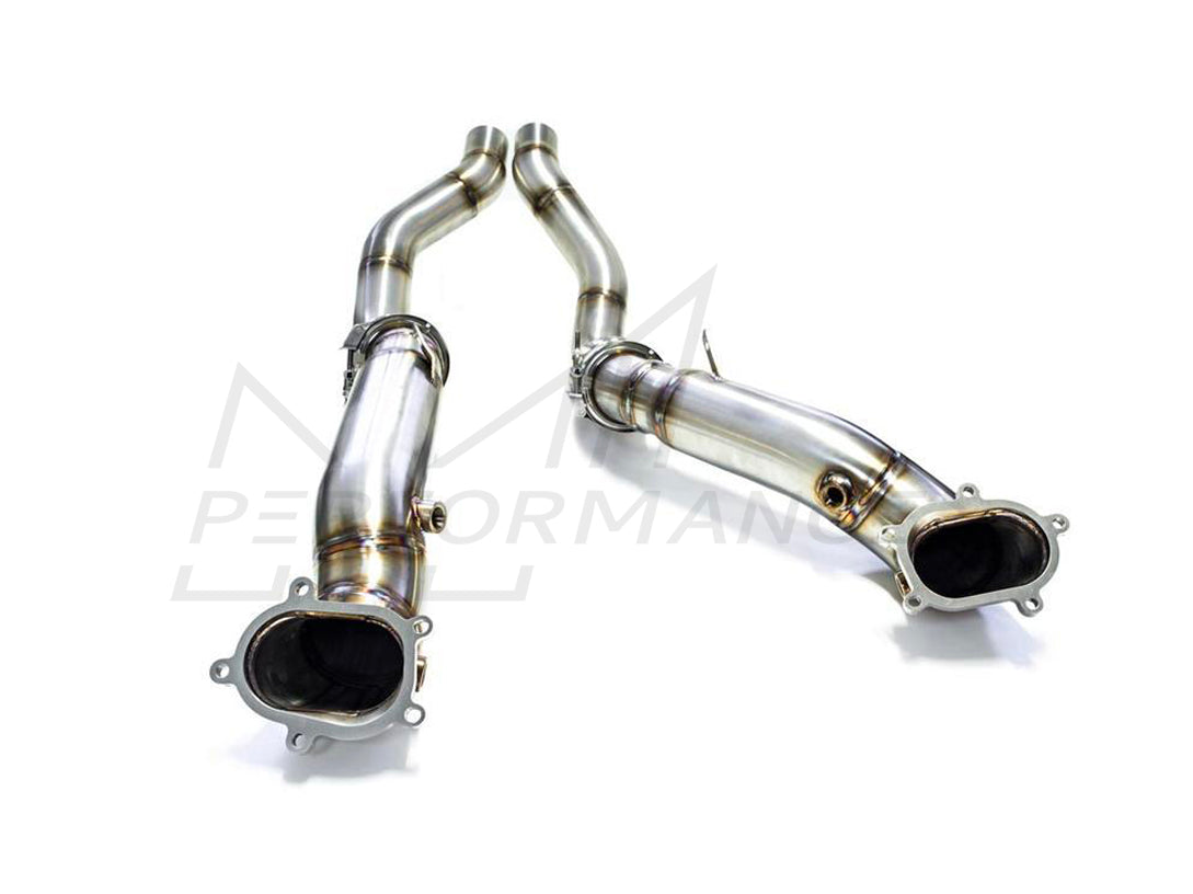 PERON Audi C7 De-cat Exhaust Downpipes (S6, S7, RS6 & RS7)