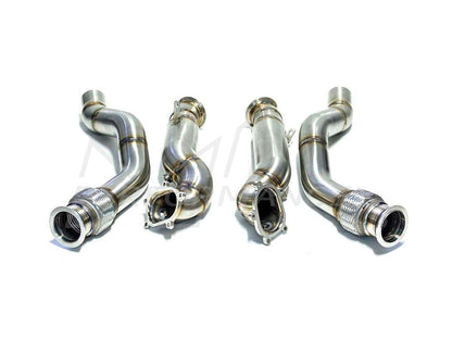 PERON Audi C7 De-cat Exhaust Downpipes (S6, S7, RS6 & RS7)