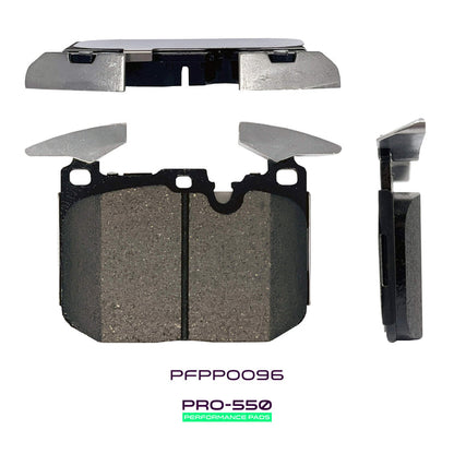 Probite PFPP0096 PRO-550 Performance Pads | Fronts | W114mm H91mm D18mm